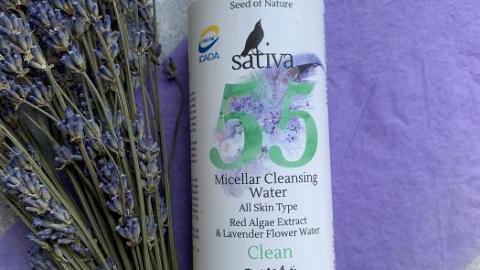 Отзыв: Мицеллярная вода для очищения лица и снятия макияжа №55 Sativa