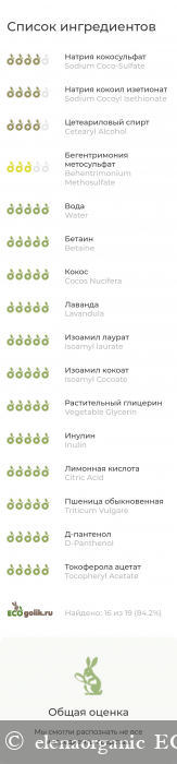 Твердый шампунь-кондиционер для волос 2в1 «Укрепление и рост» с ароматом лаванды SIBERINA - отзыв Экоблогера elenaorganic