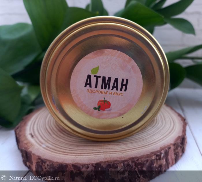 Масло ГХИ с томатами, базиликом, чесноком от бренда Атман - отзыв Экоблогера Naturel
