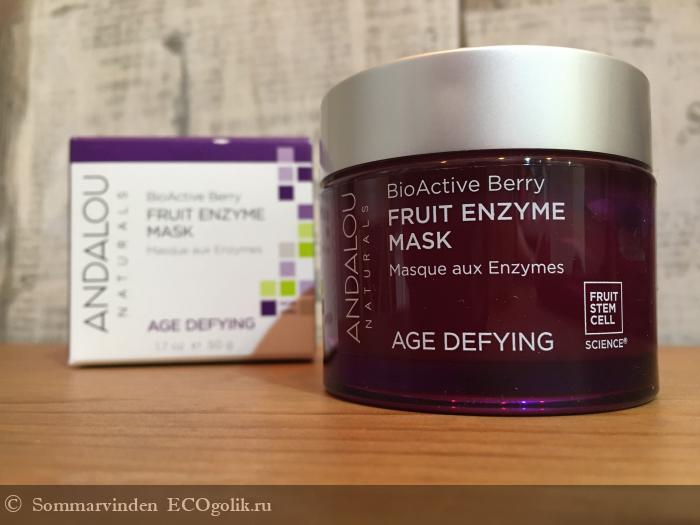    Bio-Active Berry Fruit Enzyme Mask  Andalou Naturals -   Sommarvinden