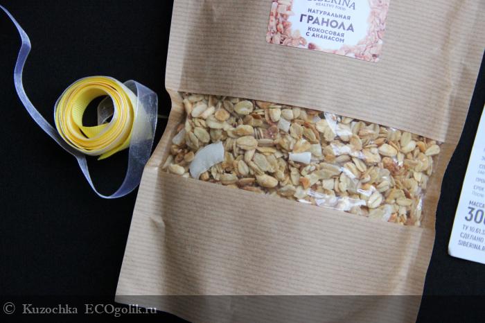 Кокосовая гранола с ананасом - отзыв Экоблогера Kuzochka