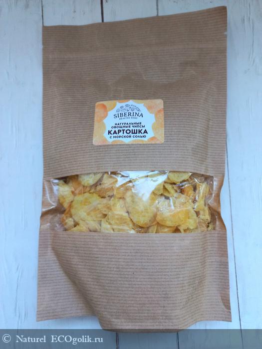 Натуральные овощные чипсы «Картошка с морской солью» от бренда Siberina - отзыв Экоблогера Naturel