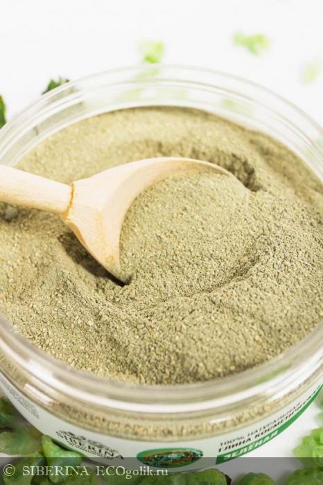 Глина зеленая косметическая GLN(6)-SIB