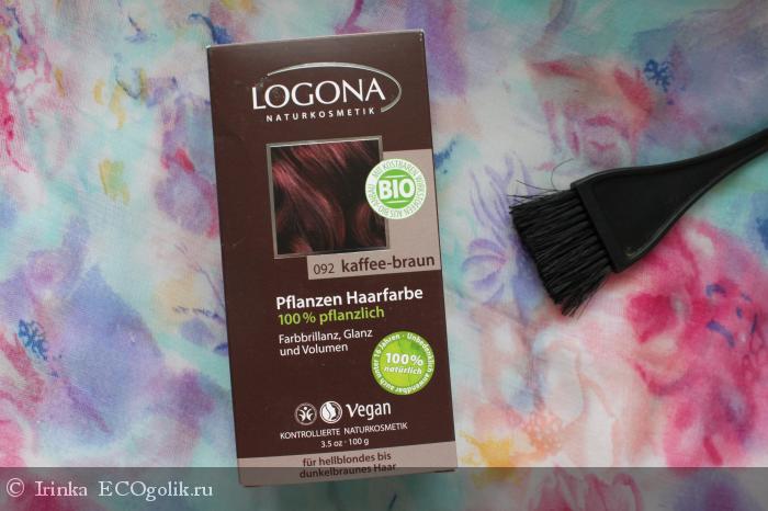 Logona натуральная крем-краска для волос тик