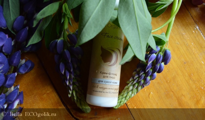Крем-флюид для сухой и чувствительной кожи OrganicZone - отзыв Экоблогера Bella