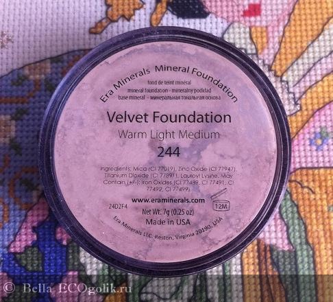    Velvet Foundation 244 Era Minerals -   Bella