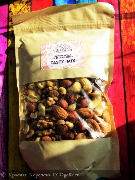 Натуральная ореховая смесь Tasty mix Siberina - отзыв Экоблогера Красная Королева