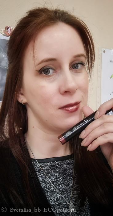 Жидкая помада для губ 15 Вишнёвый Siberina - отзыв Экоблогера Svetalisa_bb