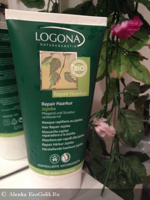 Восстанавливающий крем для волос Logona - отзыв Экоблогера Alenka
