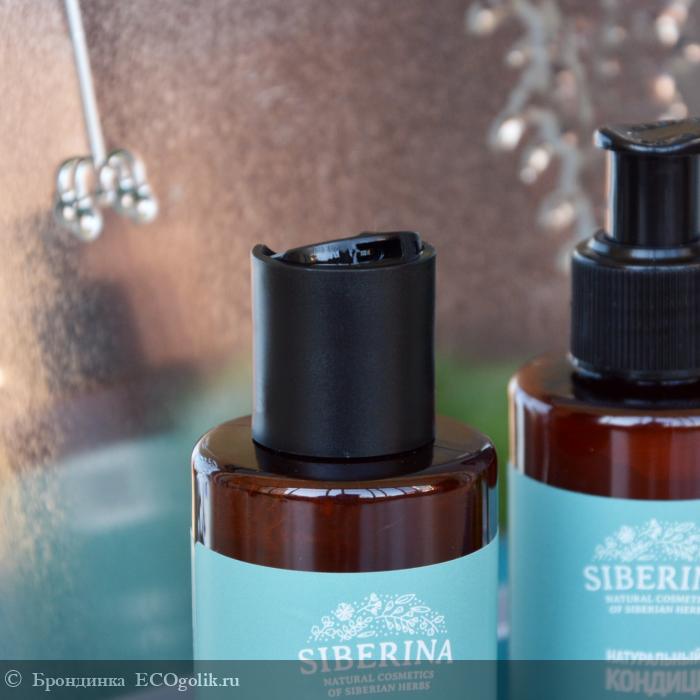 Натуральный шампунь SIBERINA с коллагеном способен бережно очистить жирные пористые волосы и облегчить их укладку - отзыв Экоблогера Брондинка