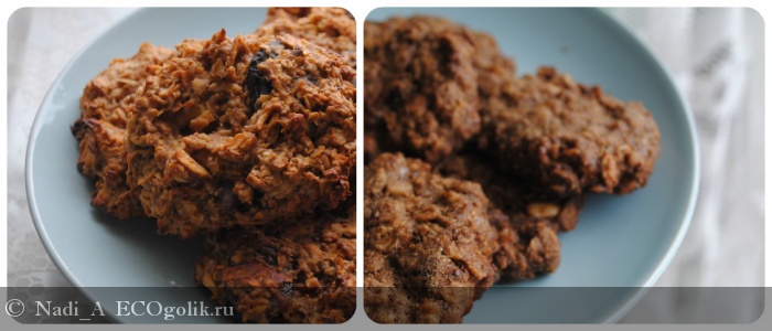 nadi.ko: Овсяное печенье 2 рецепта: классика против диетического питания, ВкусВилл