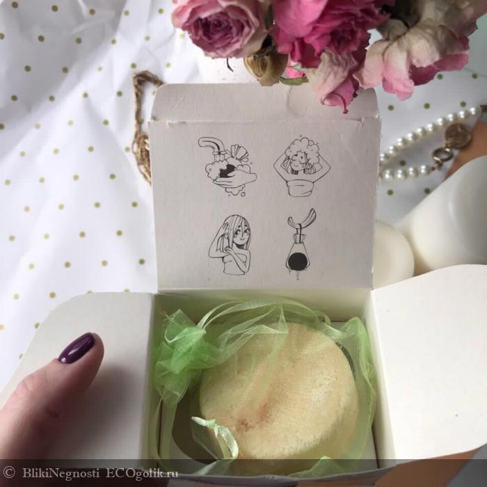 Твердый шампунь для волос Защита цвета и восстановление - отзыв Экоблогера BlikiNegnosti