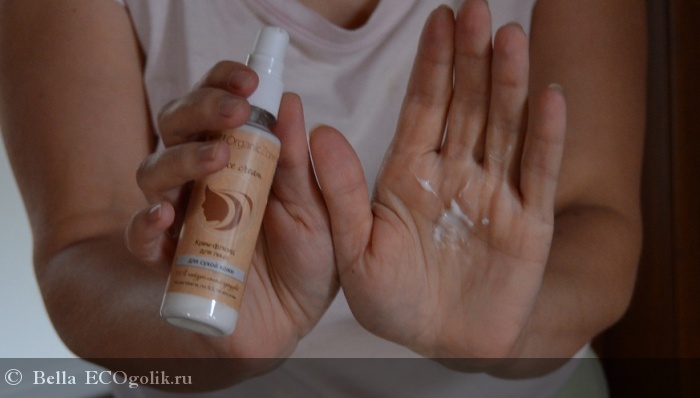Крем-флюид для сухой и чувствительной кожи OrganicZone - отзыв Экоблогера Bella