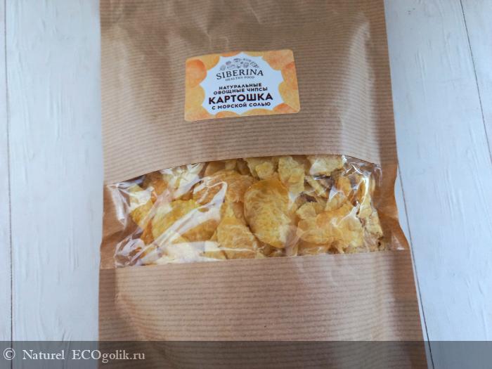 Натуральные овощные чипсы «Картошка с морской солью» от бренда Siberina - отзыв Экоблогера Naturel