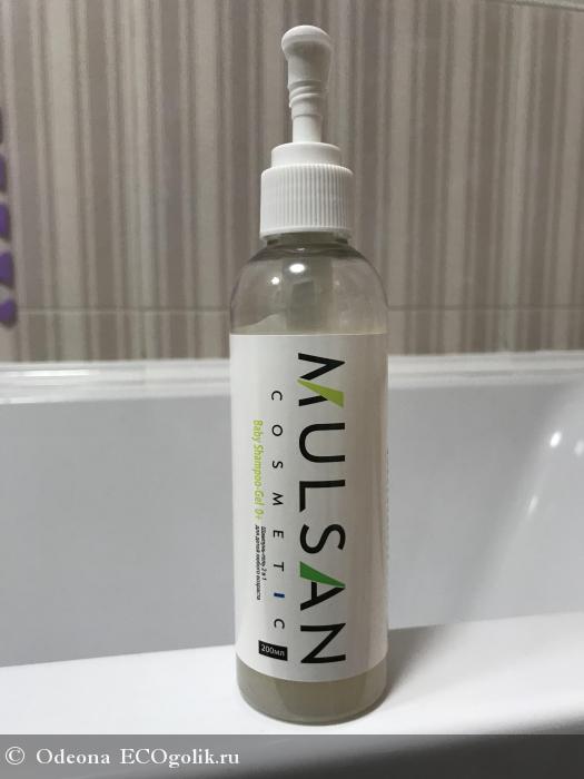 Mulsan baby shampoo-gel 0+ - отзыв Экоблогера Odeona