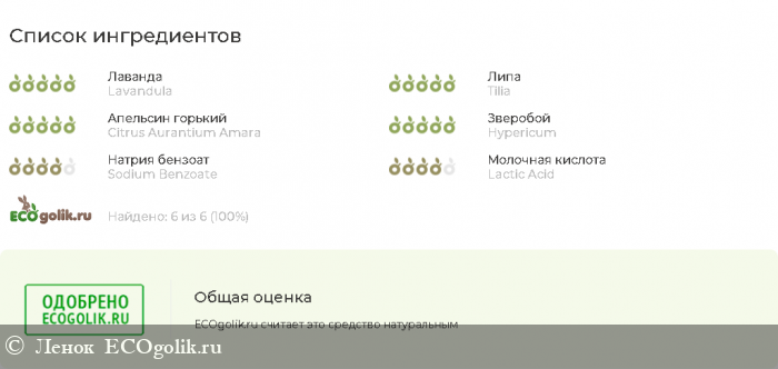 «Увлажнение кожи и выравнивание цвета лица» - отзыв Экоблогера Ленок