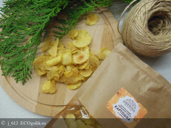 Натуральные овощные чипсы Картошка с луком SIBERINA - отзыв Экоблогера j_612