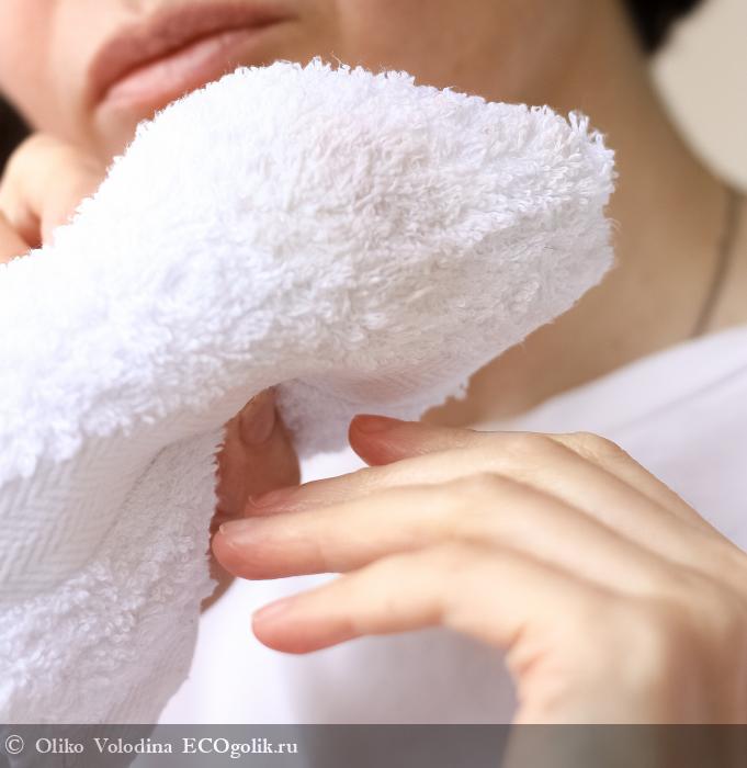 Очищение молочком:  умывание с полотенцем и безводное очищение. Тест на эффективность. - отзыв Экоблогера Oliko Volodina