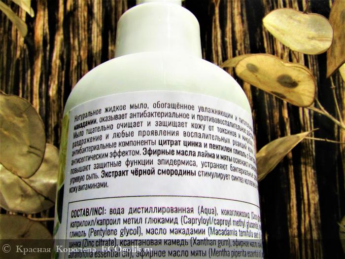 Жидкое мыло для рук антибактериальное Мята и лайм- такая важная сейчас гигиена рук, да ещё и с абсолютно натуральным составом! - отзыв Экоблогера Красная Королева