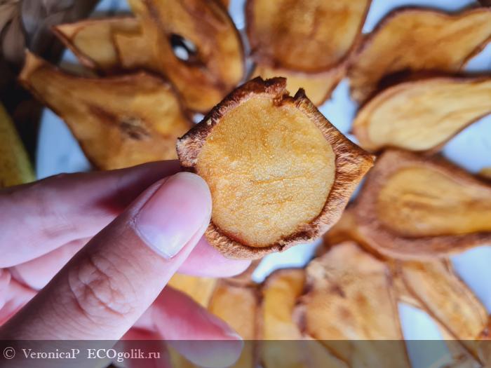 Натуральные фруктовые чипсы Груша SIBERINA  - очень вкусно, полезно и удобно! - отзыв Экоблогера VeronicaP