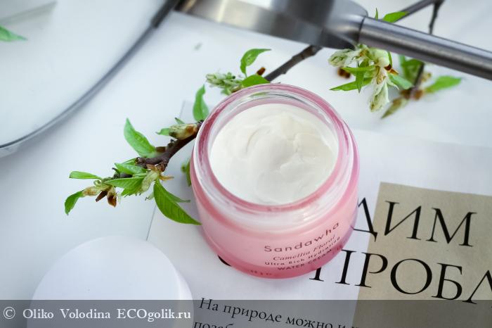         Sandawha (Camellia floral ultra rich hydrating water cream):     !     ! -   Oliko Volodina