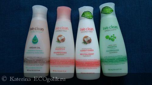 Live Clean, Restorative Shampoo, Argan Oil -   Katerina
