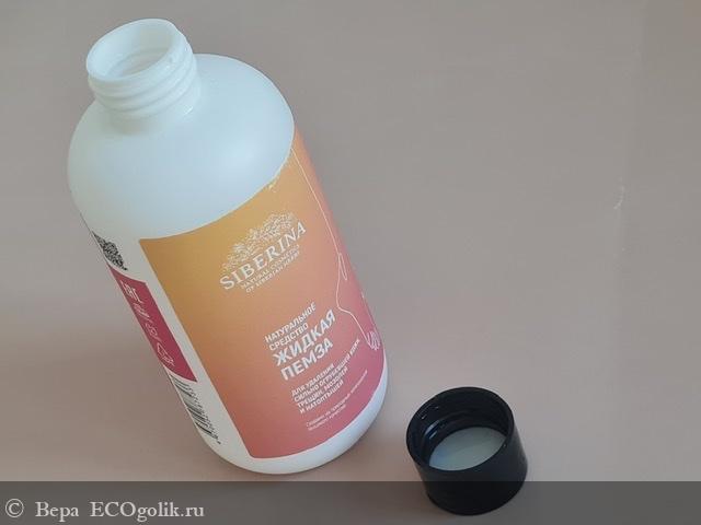 Гладкая кожа ножек благодаря жидкой пемзе Siberina - отзыв Экоблогера Вера