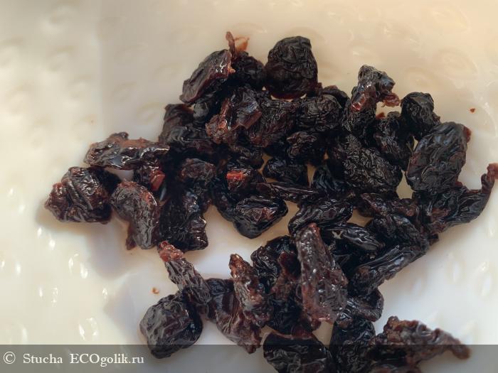 Натуральная вишня бережной сушки - очень маленькая порция - отзыв Экоблогера Stucha