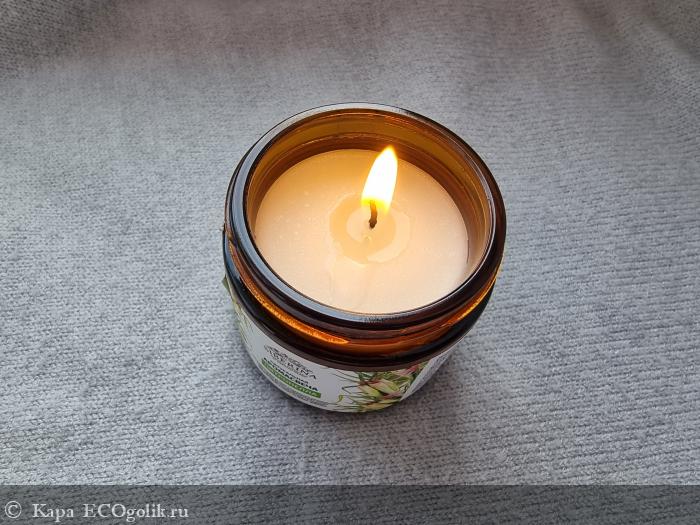Натуральная аромасвеча Цитронелла - отзыв Экоблогера Кара