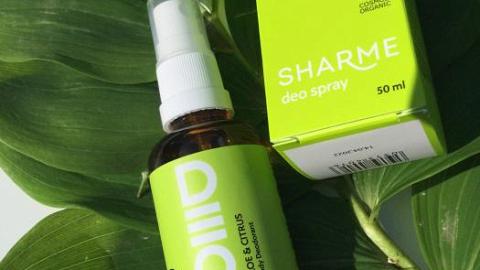 Отзыв от Алия: Натуральный дезодорант для тела SHARME DEO SPRAY с ароматом «Алое и цитрус»