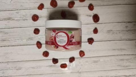 Отзыв: Сахарно-солевой скраб вишнёвый полиш для тела от Индекс натуральности.