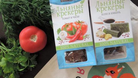 Отзыв: Льняные крекеры марки Живые Снеки